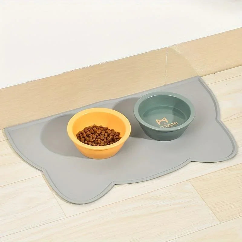 Non-Slip Silicone Pet Feeding Mat Waterproof Cat & Dog Mat