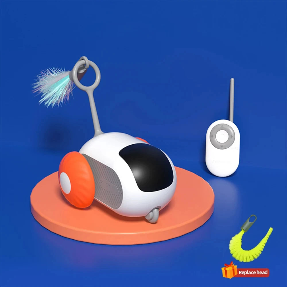 Smart Cat Toy Car  2-Mode Remote Controlled Interactive Pet Toy