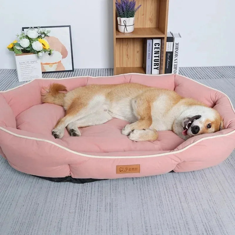 Large Washable Dog Bed  Plush Kennel Mat for Dogs Home Bedding
