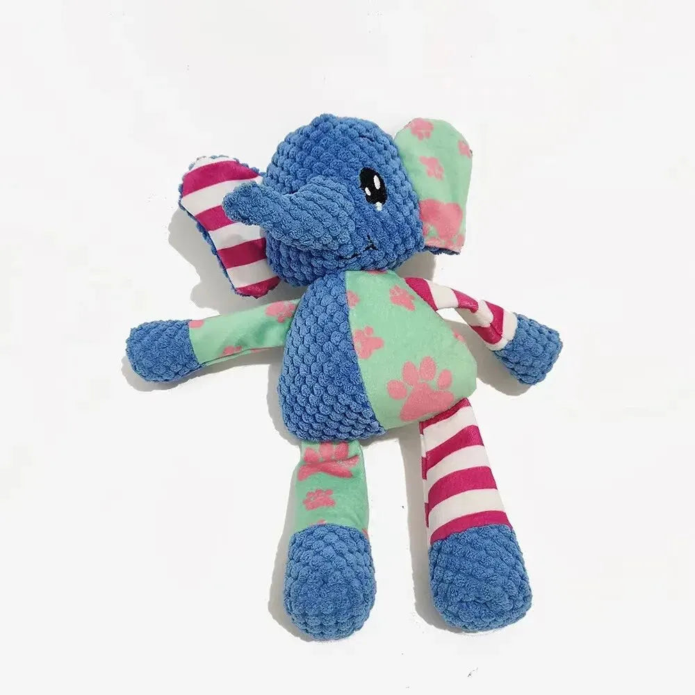 Interactive Plush Pet Toy Bite-Resistant Chew & Squeaky Toy