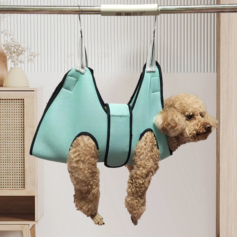 Pet Grooming Hammock Small Dog Nail Trimming Safety Sling