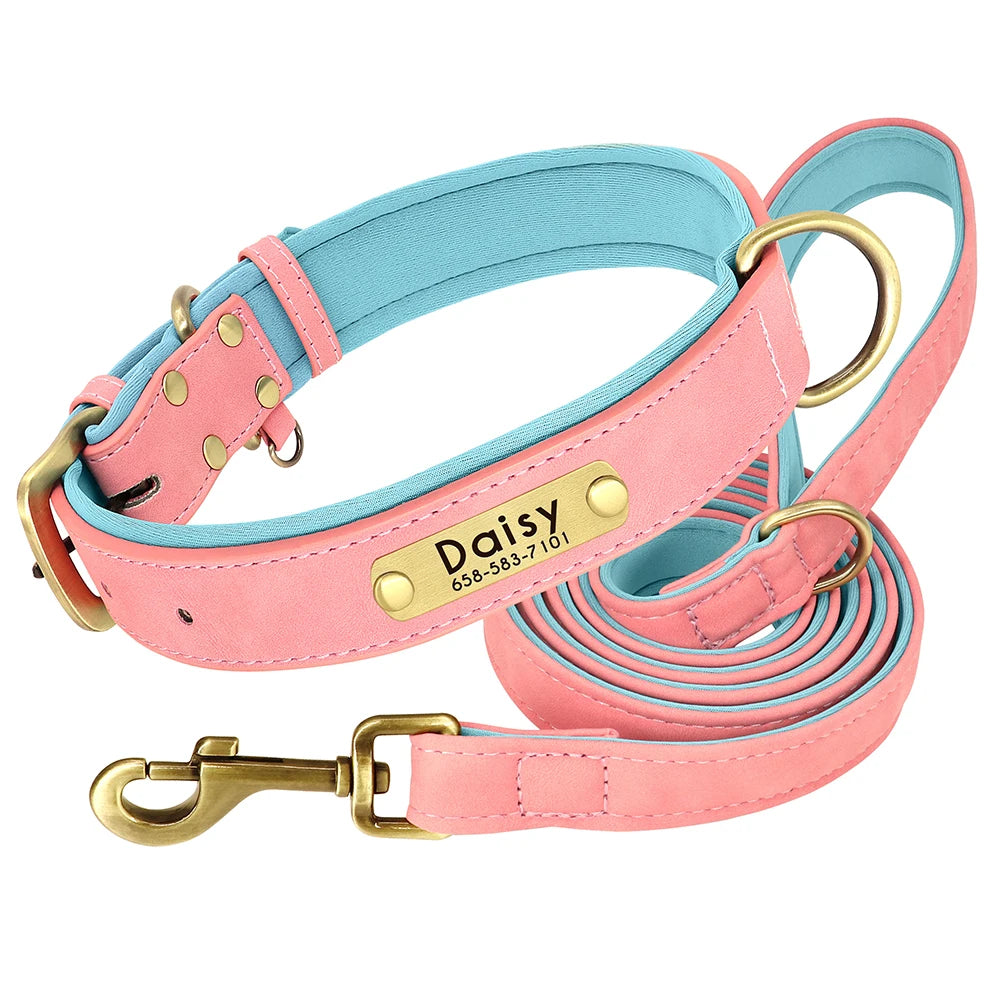 Customized Leather Dog Collar