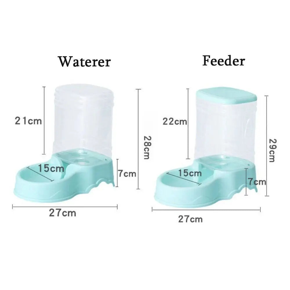 3.8L Automatic Pet Feeder & Water Fountain for Cats & Dogs