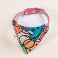 PU Leather Pet Scarf Adjustable Cat & Small Dog Neckerchief