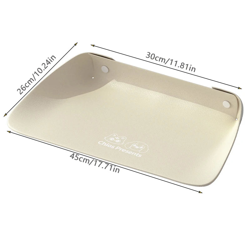 Half-Surround Pet Feeding Mat  Non-Slip Bowl Pad for Cats & Dogs