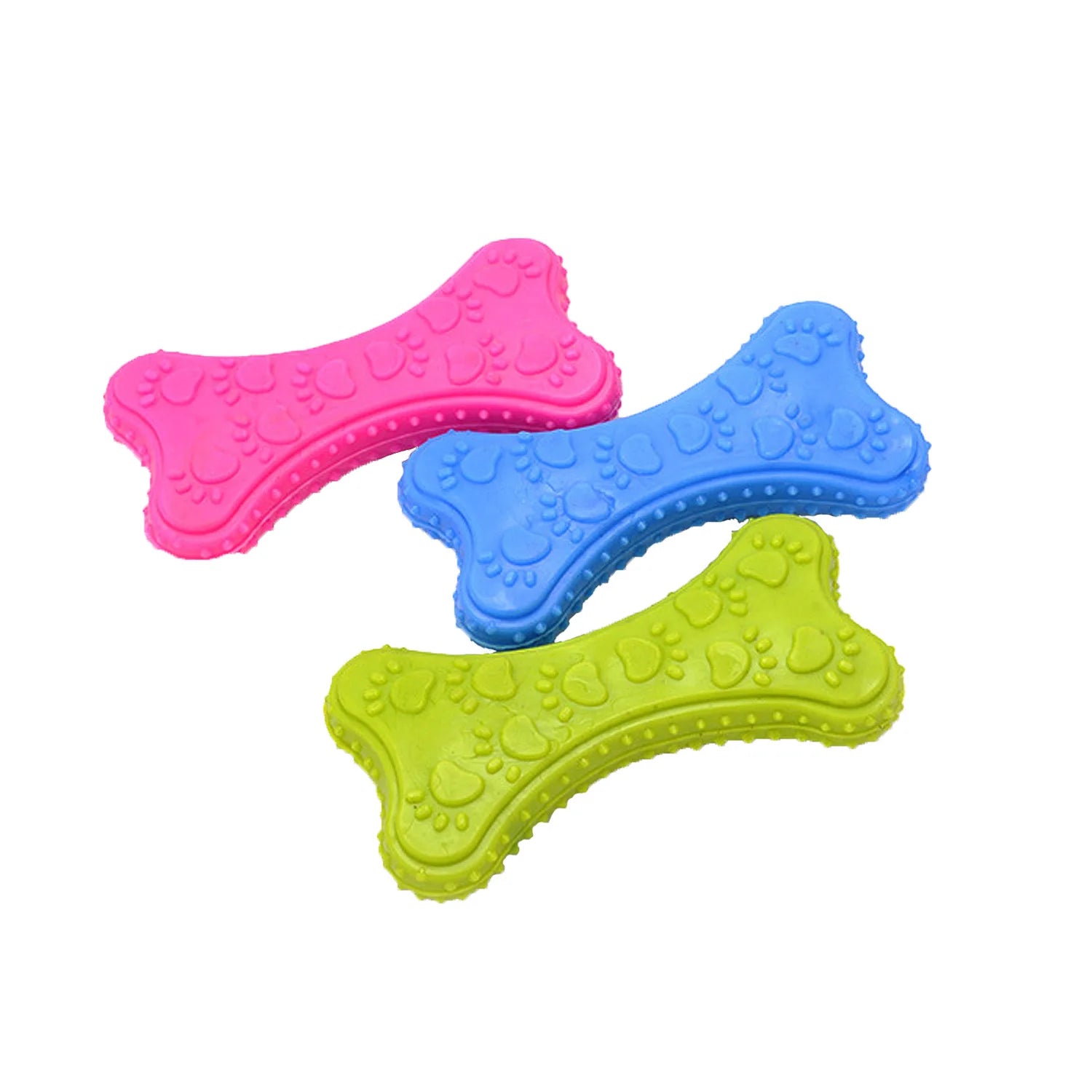 Durable Rubber Chew Toys for Small Dogs Teeth Cleaning Trainer