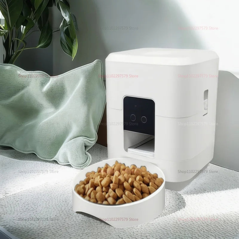 Smart 2L Pet Feeder  WiFi App-Controlled Automatic Cat & Dog Feeder